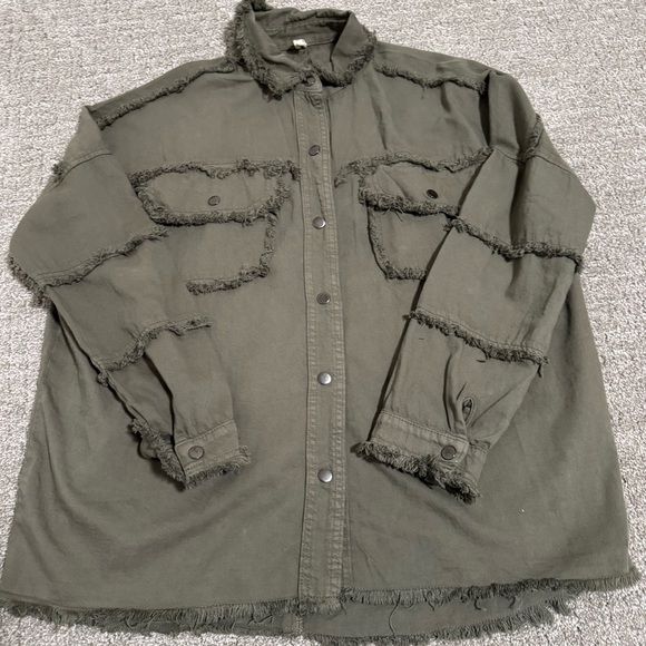 Elan Rock & Roll Shacket  woman’s medium - Picture 3 of 11